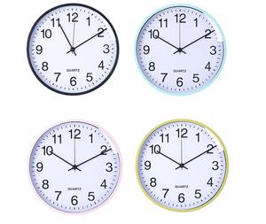 Custom logo Factory Directly Wholesale Promotion Gift Plastic <b>Clock</b> Round Home <b>Decorative</b> <b>Clock</b> <b>Wall</b> - Product Image 4