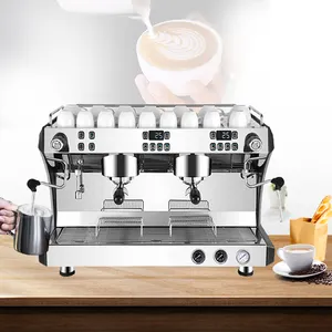 Machine à café professionnelle Em20, 3 groupes, personnalisés, faible Express, livraison gratuite