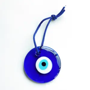 Collar con amuleto de protección ocular para hombre y mujer, colgante con amuleto de ojo de cristal azul turco, amuleto de la suerte, Unisex