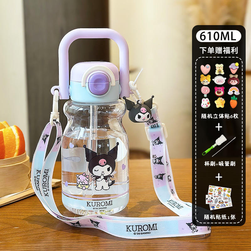 เครื่องมือทำความสะอาดสติกเกอร์ 3D Coolomere สีม่วง สติกเกอร์การ์ตูน