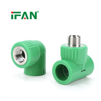 IFAN Inserts filetés mâles et femelles durables en acier inoxydable pour raccords PPR, accessoires de plomberie