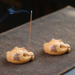 Porta Incienso de Cerámica Lucky Crab, Mini Mascota de Té para la Riqueza y la Prosperidad, Origen Dehua - Product Image 2