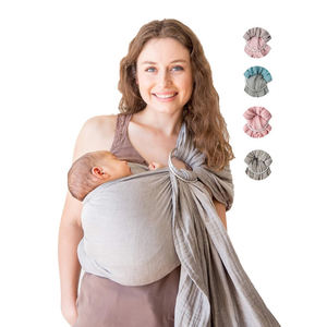 <span class=keywords><strong>Porte</strong></span>-bébé <span class=keywords><strong>anneau</strong></span> respirant et réglable pour nouveau-né, compatible allaitement - Product Image 3