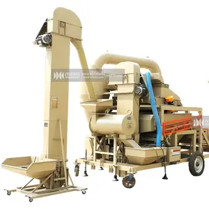 Combine Seed Cleaner Barley Lentil Bean Maize Red Kidney Bean Cleaning Machine Gravity Separator Cleaning Sorting Machine
