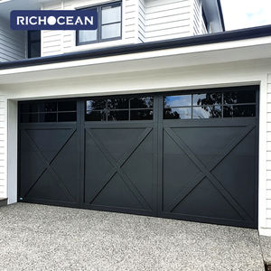 <span class=keywords><strong>Porte</strong></span> <span class=keywords><strong>de</strong></span> <span class=keywords><strong>garage</strong></span> intelligente en alliage d'aluminium RICHOCEAN, contemporaine, <span class=keywords><strong>de</strong></span> haute qualité, avec isolation et fenêtres - Product Image 6