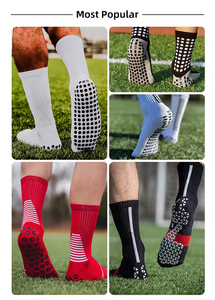 Calcetines de Fútbol Antideslizantes de Compresión al por Mayor, Logotipo Personalizado, Calcetines Deportivos Transpirables con Agarre, Diseño de Alta Calidad - Product Image 6