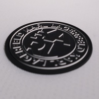 Logo TPU en relief par transfert de chaleur haute fréquence personnalisé patchs TPU pour vêtement