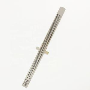 Penggaris Baja Tahan Karat Ukuran 15cm dengan Klip Logo OEM Diterima - Product Image 5