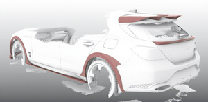 Alerón Trasero de Fibra de Carbono Sin Pintar con Acabado Mate para Genesis G70 2020 + Facelift Hyperblade (Solo para el Modelo Shooting Brake) - Product Image 1