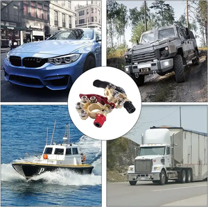 해양 자동차 자동 배터리 터미널 다공성 4 방향 퀵 릴리스 조정 분리 가능한 커넥터 구리 배터리 클램프 - Product Image 6