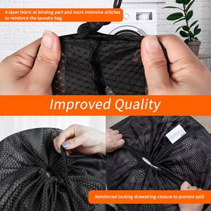 Bolsas de malla para lavar la ropa en la lavadora, tamaño jumbo, para ropa y ropa de cama - Product Image 4