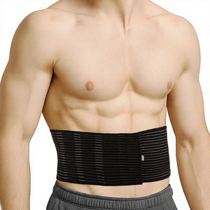 Cinturón de Soporte para <span class=keywords><strong>Hernia</strong></span> para Hombres y Mujeres, Faja Abdominal con Almohadilla de Soporte para <span class=keywords><strong>Hernia</strong></span>, Soporte Ajustable, Cinturón Umbilical Negro - Product Image 1