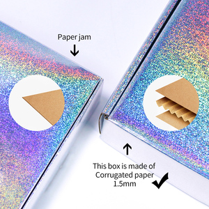 Kundenspezifische Kosmetikverpackungen Holografische Laser-Versandkartons aus Wellpappe - Product Image 6