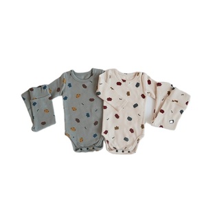 Conjunto de Ropa Interior de Algodón Suave para Bebés, Unisex, Estilo Robot Coreano, Marca JUJU Club, para Verano, Uso en Interiores, para Recién Nacidos - Product Image 1