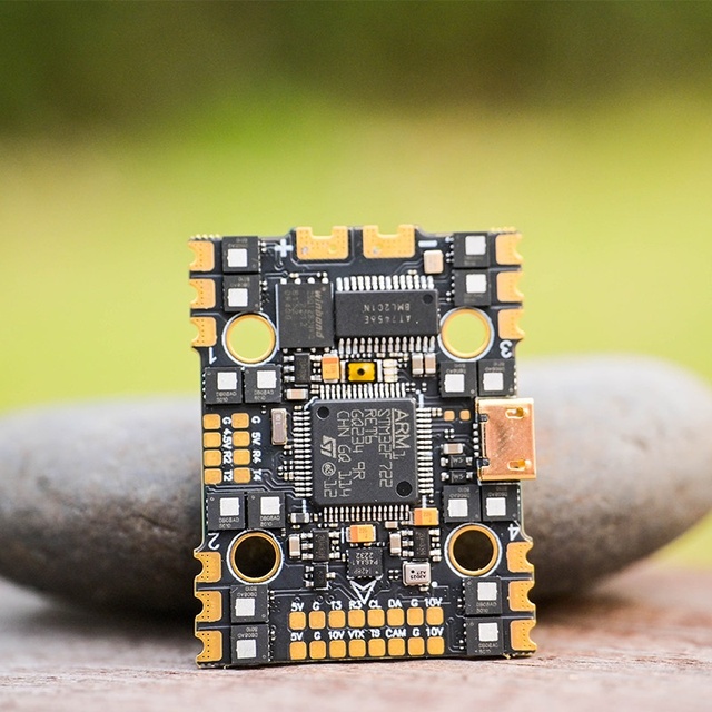 HAKRC F722 Flight Control 32-bit 50A AIO Dual BEC 2-6S Integrated Flight Controller and ESC for RC Drone