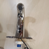 Robinet d'eau automatique sans contact intelligent en alliage de zinc HY-182A pour salle de bain, cuisine et école, robinet à un seul trou monté sur le plan