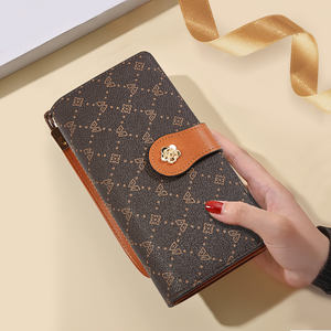 กระเป๋าสตางค์ดีไซน์เนอร์ขายส่ง กระเป๋าคลัทช์หรูหราสำหรับผู้หญิง คลิปหนีบเงิน กระเป๋าหนังใส่บัตรสำหรับผู้หญิง - Product Image 3