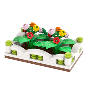 Whosale Farm Jungle Plant Stone Colorful Flower <strong>Bed</strong> MOC MOOXI MOC3029 <strong>Blocks</strong> &amp; Model Building Toys Bricks Promotional Toys - Product Image 1