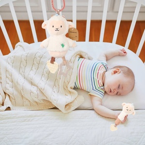 <span class=keywords><strong>Hochet</strong></span> sensoriel en peluche pour bébé, <span class=keywords><strong>hochet</strong></span> de mouton de dessin animé, <span class=keywords><strong>hochet</strong></span> de dentition en <span class=keywords><strong>silicone</strong></span>, <span class=keywords><strong>hochet</strong></span> éducatif à mâcher, vente en gros - Product Image 2