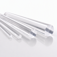 Barre/Colonne en Acrylique PMMA Transparent Solide Xiangwang, Diamètre Personnalisé avec Traitement sur Mesure, Température d'Impression 200°C, Fabriqué en Chine