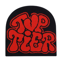 Gorro Unisex de Jacquard Acrílico con Bordado 3D de Logotipo Personalizado y Diseño de Letra de Corazón Mea Culpa