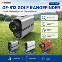 Télémètre de golf numérique balistique mini rechargeable avec affichage portable et mesure de pente, monoculaire laser