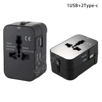 Adaptateur de voyage universel, chargeur tout-en-un personnalisé
