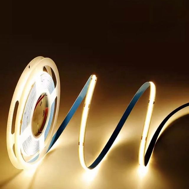 High Cri 90 95 COB Led Stripe Tape Light 2700K 3000K 4000K 6500K 480 528 5mm 8mm CCT Waterproof IP20 12V 24V COB Led Strip