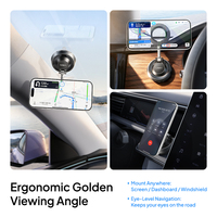 Support de téléphone magnétique rotatif LISEN 360° pliable à ventouse pour tableau de bord et écran de voiture iPhone 18 17