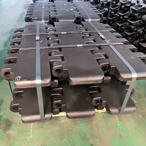 Link-Belt LS108B Pattini per cingoli per gru cingolate a braccio reticolare, in acciaio legato fuso per impieghi gravosi, Gruppo di piastre per cingoli - Product Image 1