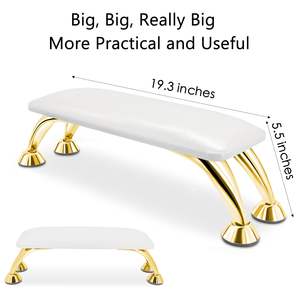 Reposabrazos de piel sintética rosa para manicura, diseño moderno, para sala de estar, venta al por mayor, MOQ bajo - Product Image 1