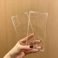 Étui antichoc anti-rayures à quatre coins avec protection de l'appareil photo haute transparence pour Samsung Galaxy S27 S26 Ultra