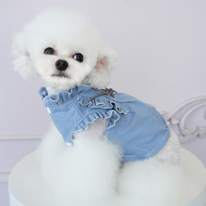 Arnés para <span class=keywords><strong>Perro</strong></span> Estilo Japonés Coreano, Diseño Lindo, con Correa <span class=keywords><strong>de</strong></span> Tracción, Talla XL, Dos Piezas, para Exteriores, con Botones, <span class=keywords><strong>de</strong></span> Poliéster Transpirable - Product Image 4