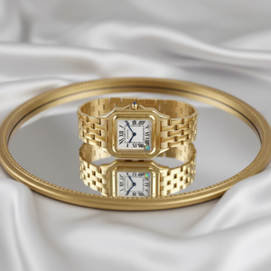 Nuevo <span class=keywords><strong>Reloj</strong></span> de Pulsera de Cuero <span class=keywords><strong>para</strong></span> Mujer, Diseño Minimalista de Moda, Carátula de Acero Inoxidable, Mecánico, de Lujo - Product Image 6