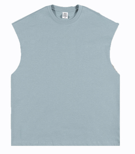 305GSM Logo personalizzato oversize dei pesi massimi 100% cotone palestra sport all'ingrosso da <span class=keywords><strong>donna</strong></span> e da <span class=keywords><strong>uomo</strong></span> gilet e camicie a maniche - Product Image 6