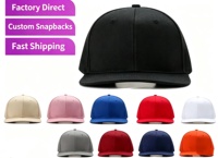 Gorras de Béisbol con Logotipo Personalizado, Lisas, con Visera Plana, 6 Paneles, de Algodón, Ajustables, Unisex, Estilo Hip Hop, con Cierre a Presión