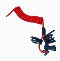 Cordon de sécurité durable pour coupe-circuit moteur, clé d'arrêt d'urgence pour jet ski, moteur hors-bord, équipement de sécurité marine