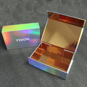 Individuell Bedruckte Premium-Hologramm Kosmetik Hautpflege Roségold Holografische Geschenkbox-Verpackung - Product Image 3