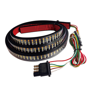 <span class=keywords><strong>Bande</strong></span> lumineuse LED 12V 60 pouces pour hayon, feu de signalisation rouge, feu stop blanc, feux de recul, clignotants séquentiels ambre, feux stroboscopiques - Product Image 4