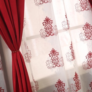 Rideaux en satin froissé de style européen moderne pour salon, ensemble de rideaux de fenêtre de luxe, vente en gros en Chine - Product Image 4
