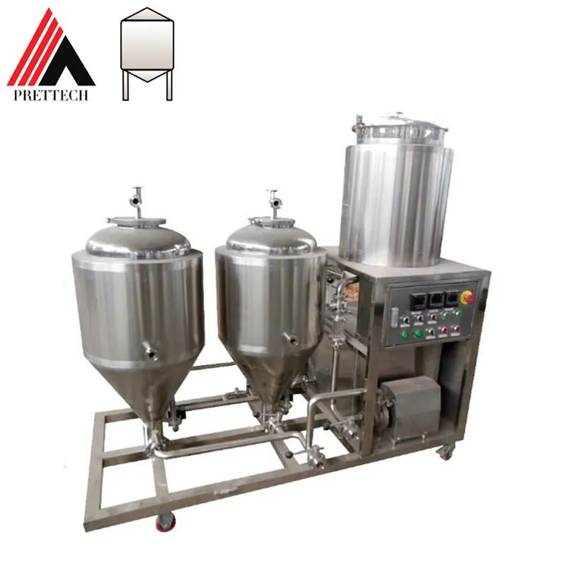 Pretankステンレス鋼マイクロ醸造所システムホームターンキー醸造システムナノシステムメーカー