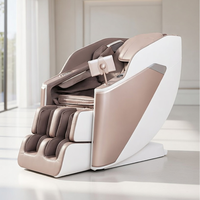 Sillón de Masaje de Lujo 4D Shiatsu de Gravedad Cero para Cuerpo Completo 2026 con Riel SL, Airbag para Pies y Piernas, Música Bluetooth, Reclinable Inteligente y Compresión Caliente