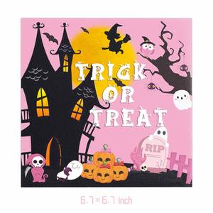 Juego de Vajilla Desechable de Papel para Decoración de Halloween, Adornos para Fiestas al Aire Libre, Venta al Por Mayor - Product Image 2