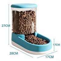 Distributeur automatique de nourriture/eau pour animaux de compagnie, grande capacité, bol pour nourriture et eau pour chats et chiens, sans électricité