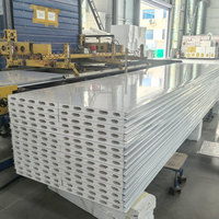 Panneau sandwich ignifuge A1 en oxy-sulfure de magnésium, écologique, résistant à l'humidité, isolant thermique, pour salle blanche et extérieur alimentaire
