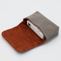 Mode Vente Chaude Petit Sac De Rangement Pour Appareil Photo Boucle Extérieure Sac De Protection Pour Appareil Photo En Faux Cuir Sac