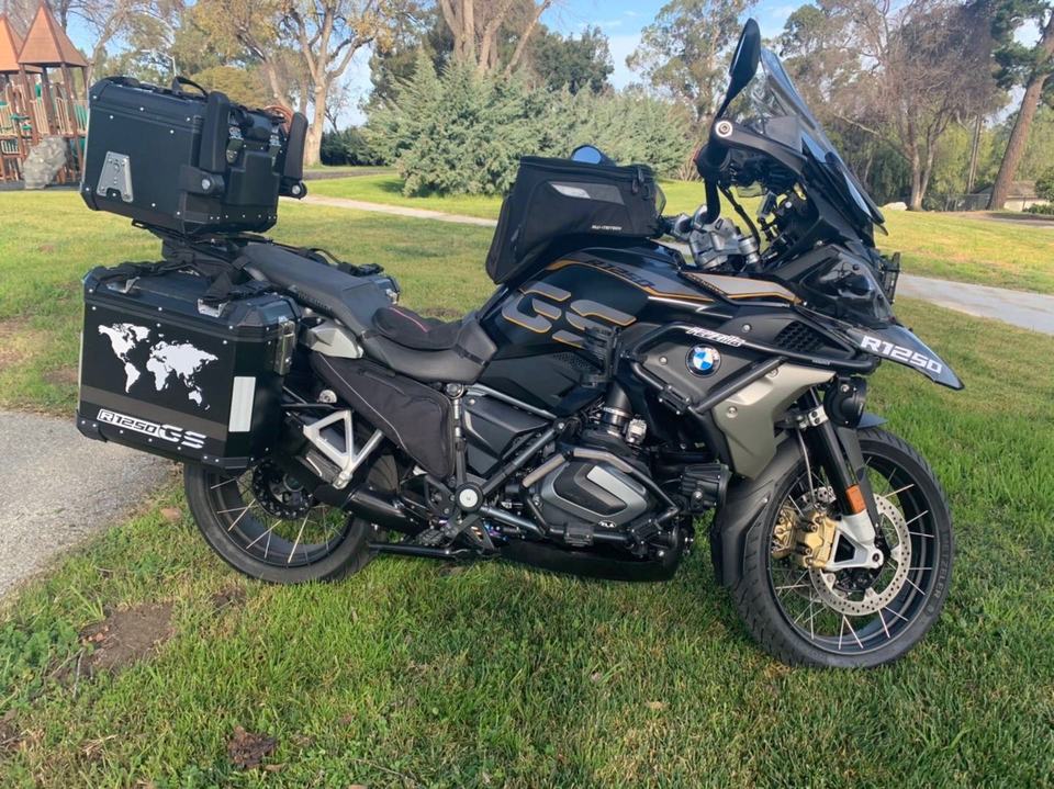 Motorcycle Pannier Racks Frame Saddlebag Side Bracket Top Rear Case Box ...