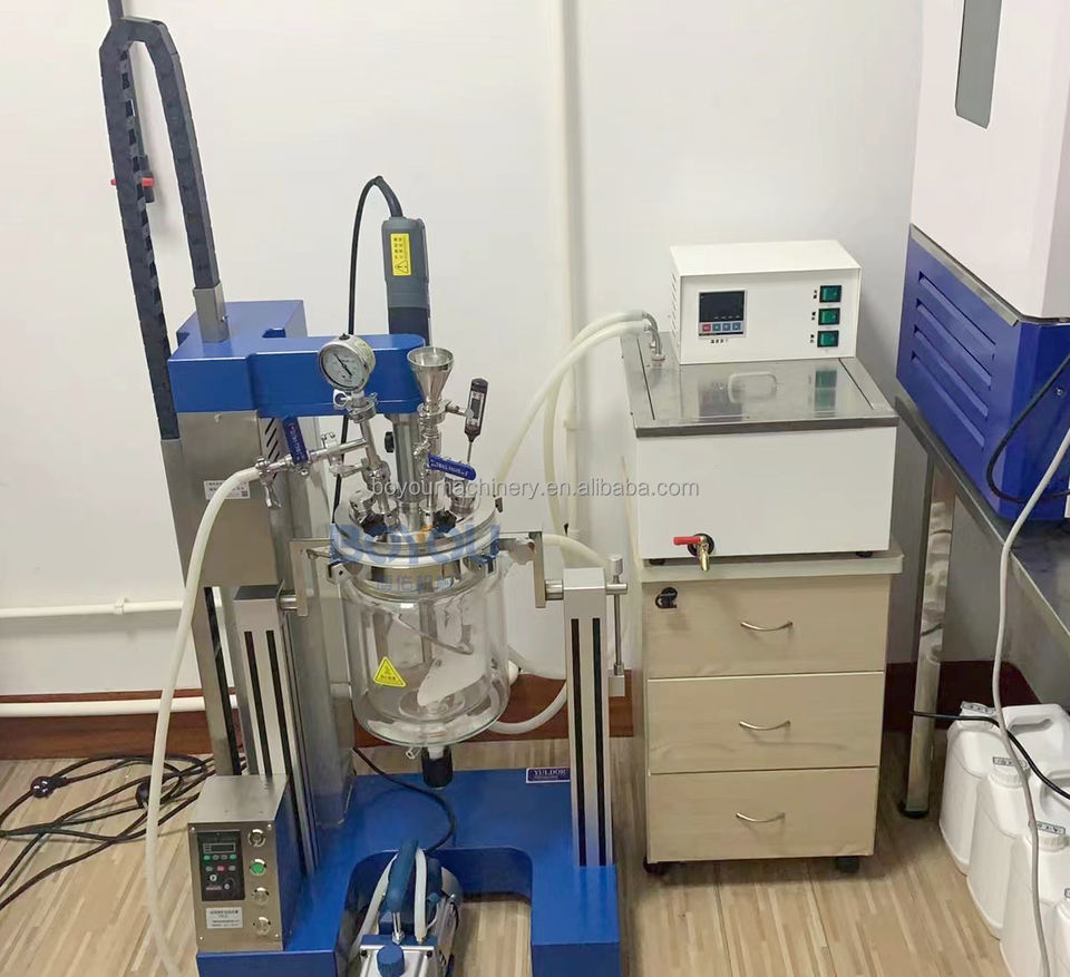 Lab Kettle 1L Lab Equipment - High Shear Vacuum Reactor Homogenizer