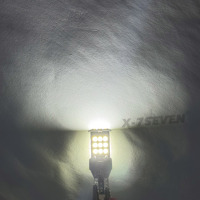 Ampoule LED de recul X-7SEVEN T15 W16W 921 12W Super Lumineuse 3020 SMD Canbus Rouge Ambre Blanc 6000K Sans Erreur 12V