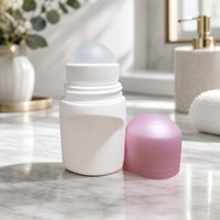 Flacon roll-on 50g en PP, flacon roll-on pour déodorant, conteneur roll-on vide en plastique